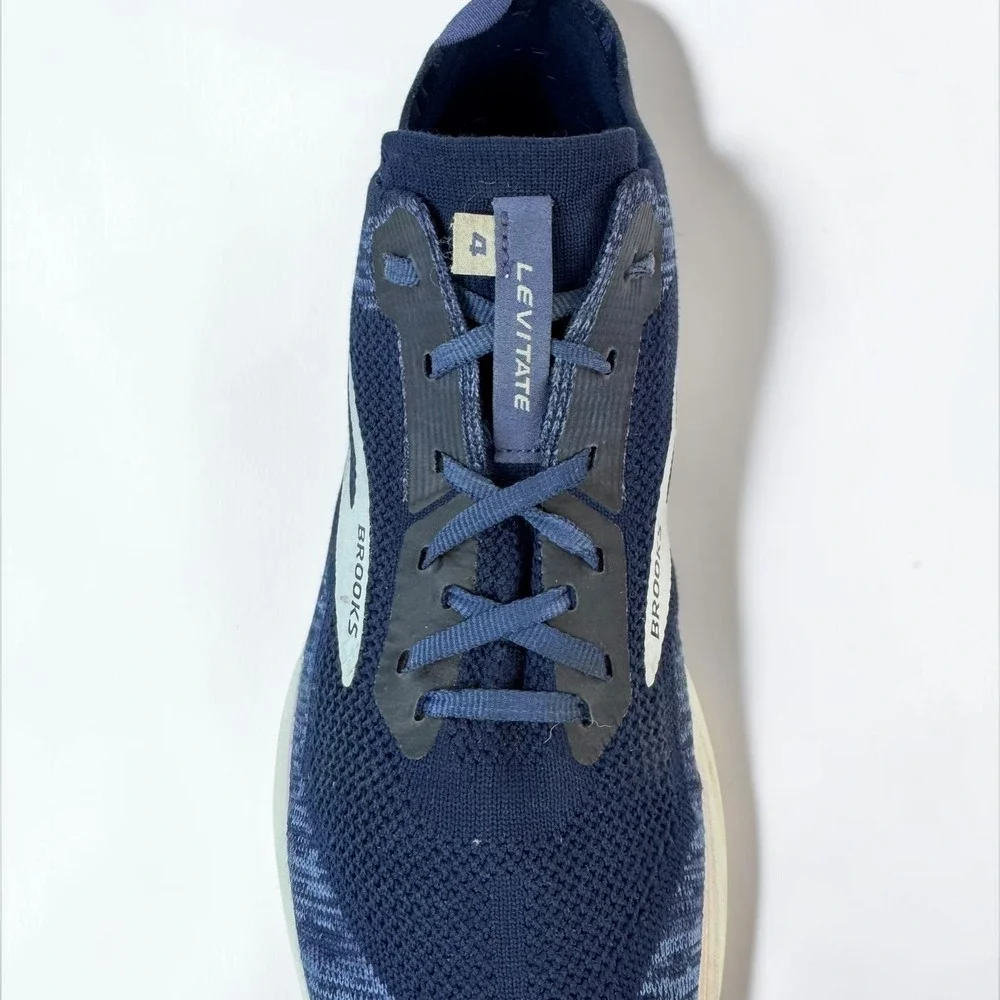 Brooks Levitate 4.0 Men's Navy Running Shoes Size 12 Excellent Energize Knit